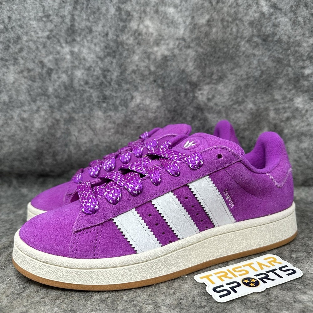 Adidas Campus 00s Shoes Womens Sz 6.5 Purple Burst Suede Casual Sneakers IF9616